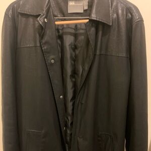 Asos leather jacket size small.